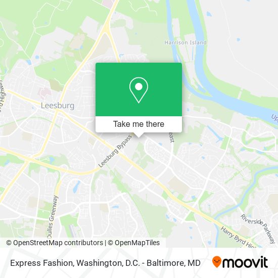 Express Fashion map