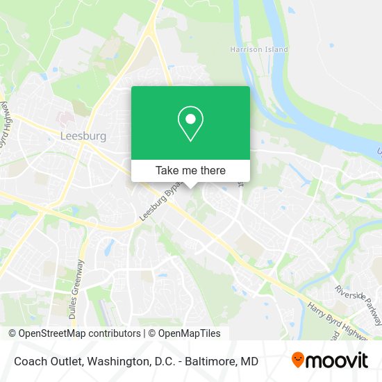 Mapa de Coach Outlet