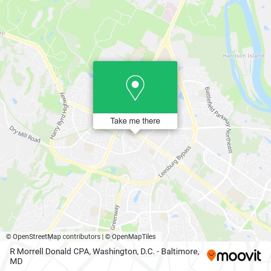 R Morrell Donald CPA map