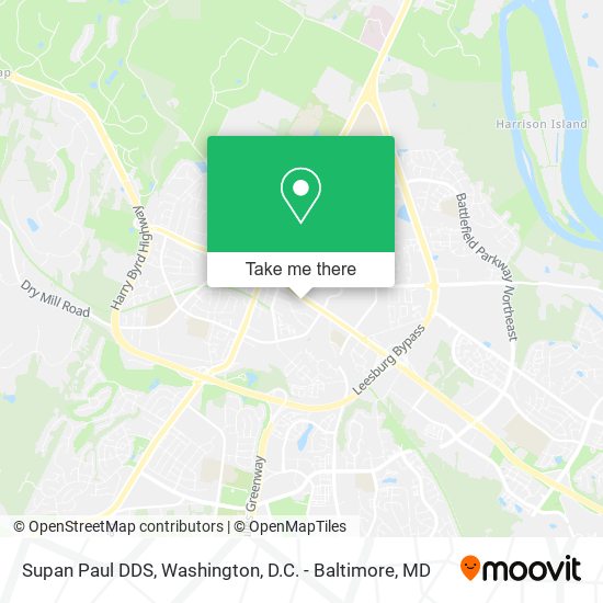 Mapa de Supan Paul DDS
