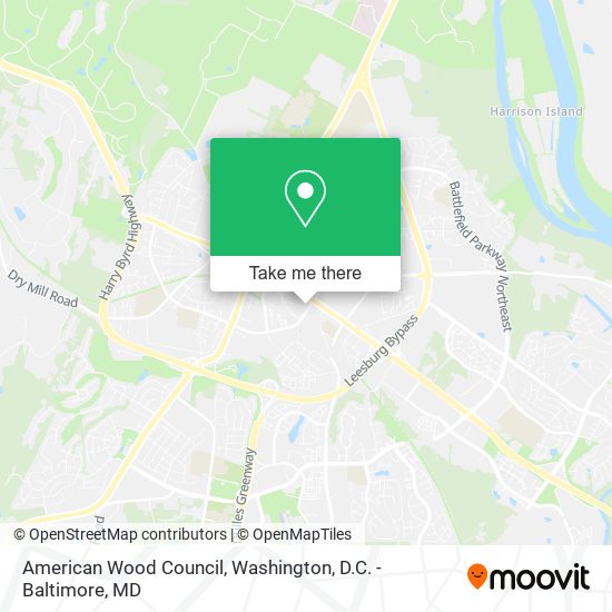 American Wood Council map