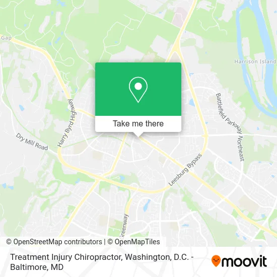 Treatment Injury Chiropractor map
