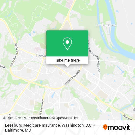 Leesburg Medicare Insurance map