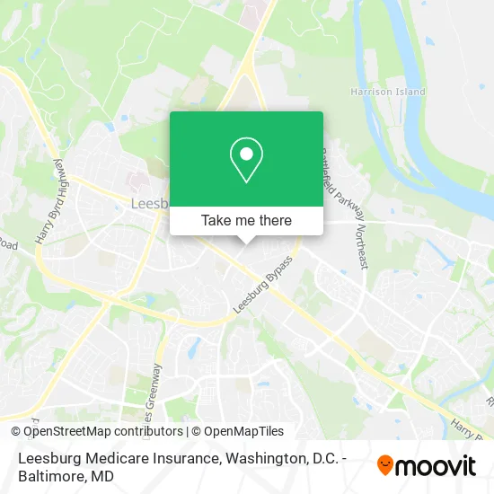 Mapa de Leesburg Medicare Insurance