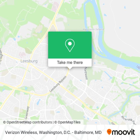 Mapa de Verizon Wireless