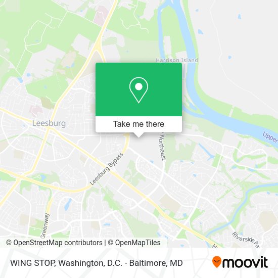WING STOP map