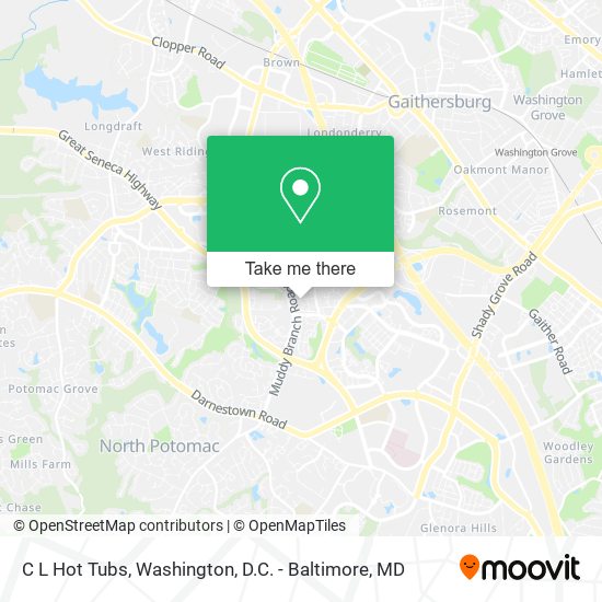 C L Hot Tubs map