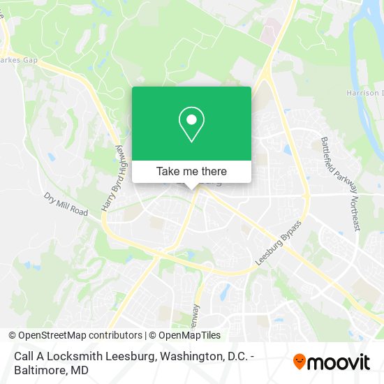 Mapa de Call A Locksmith Leesburg