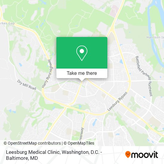 Leesburg Medical Clinic map