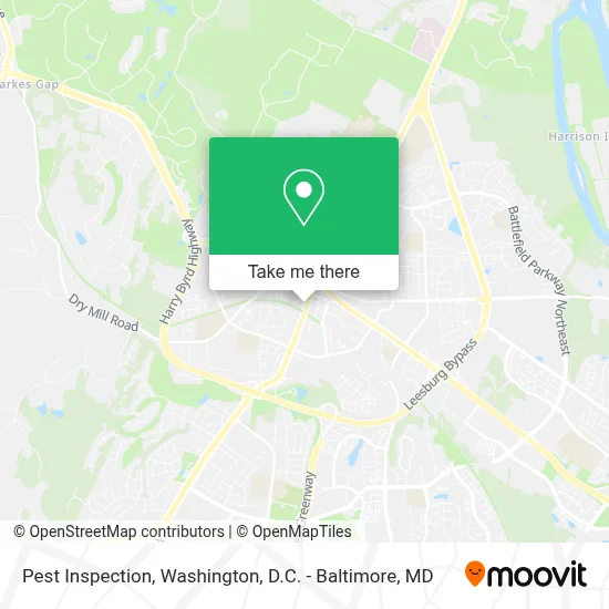 Pest Inspection map