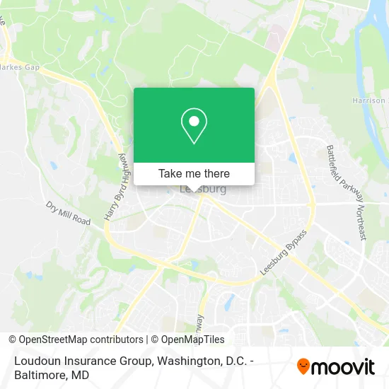 Loudoun Insurance Group map