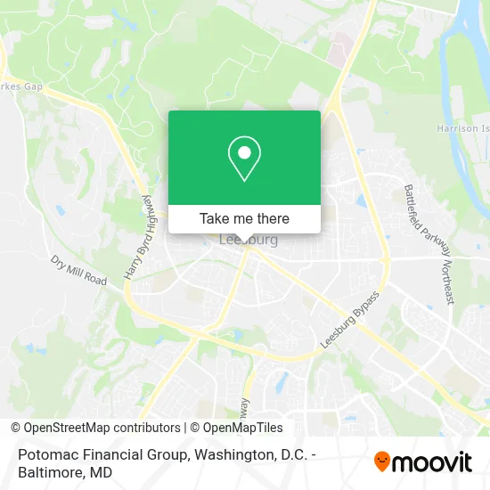 Potomac Financial Group map