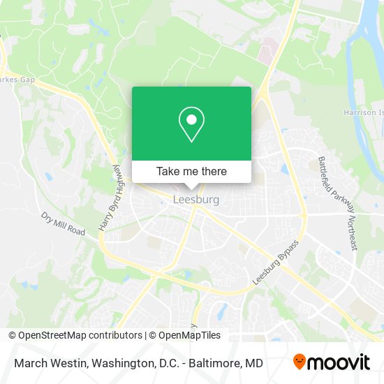 March Westin map