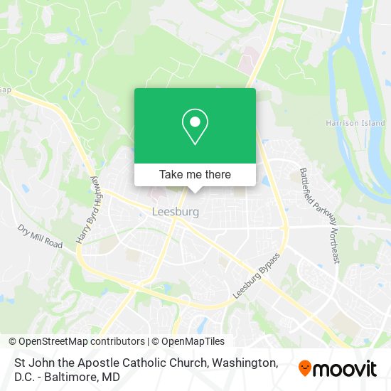 Mapa de St John the Apostle Catholic Church