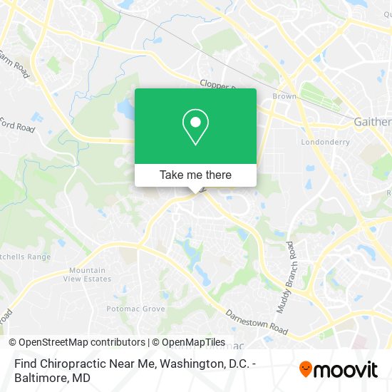 Mapa de Find Chiropractic Near Me