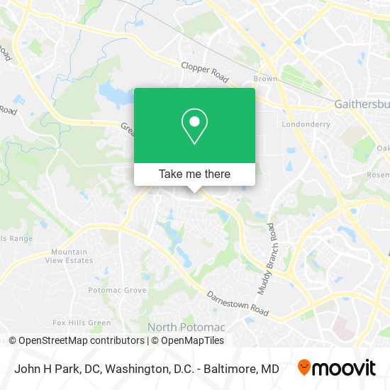 Mapa de John H Park, DC