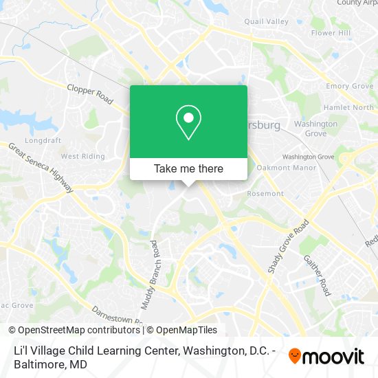 Mapa de Li'l Village Child Learning Center