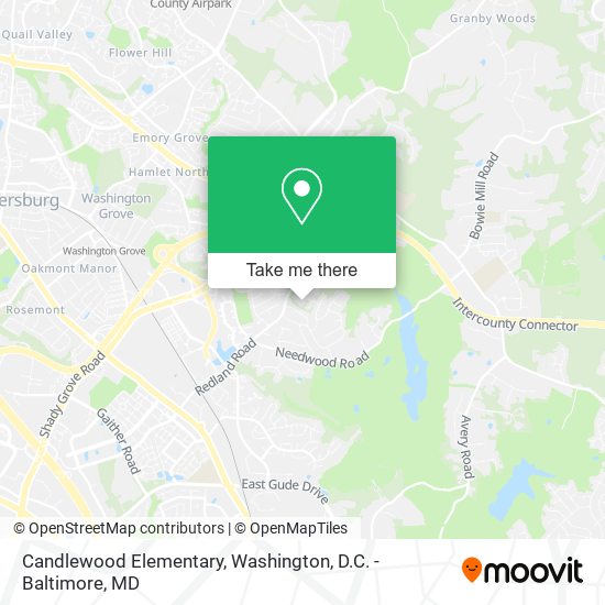 Candlewood Elementary map