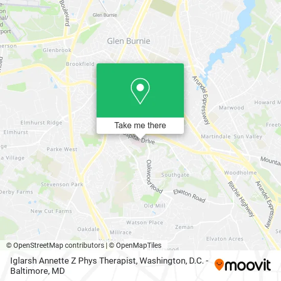 Iglarsh Annette Z Phys Therapist map