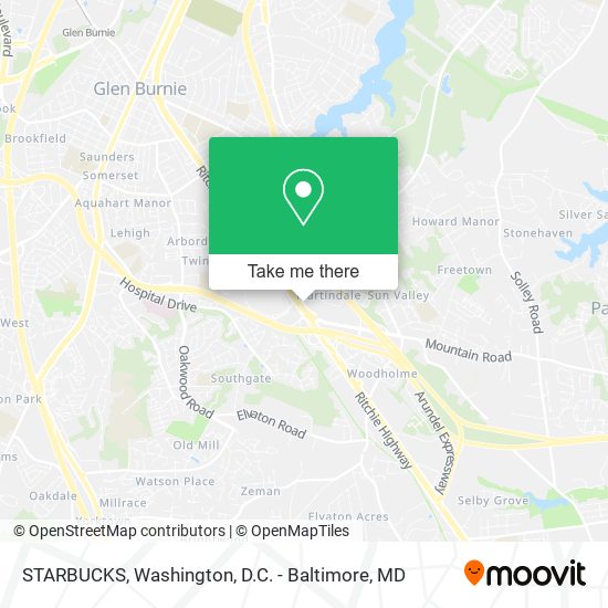 STARBUCKS map