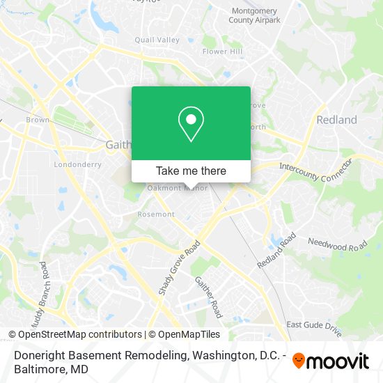 Mapa de Doneright Basement Remodeling