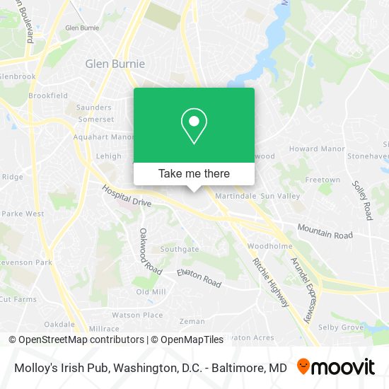 Molloy's Irish Pub map
