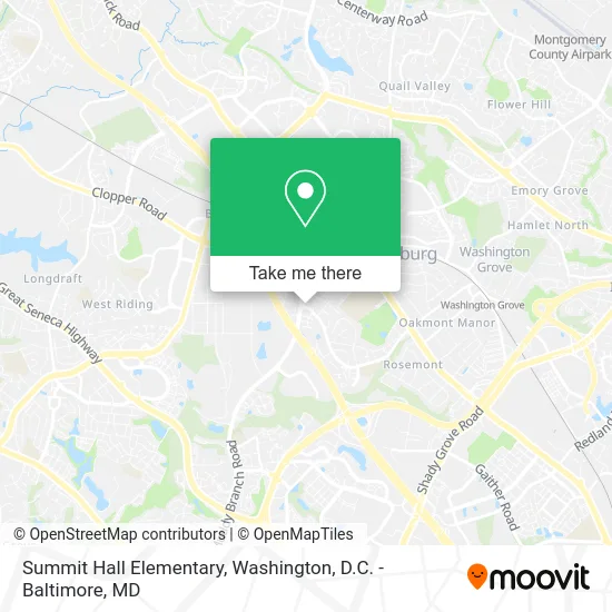 Summit Hall Elementary map
