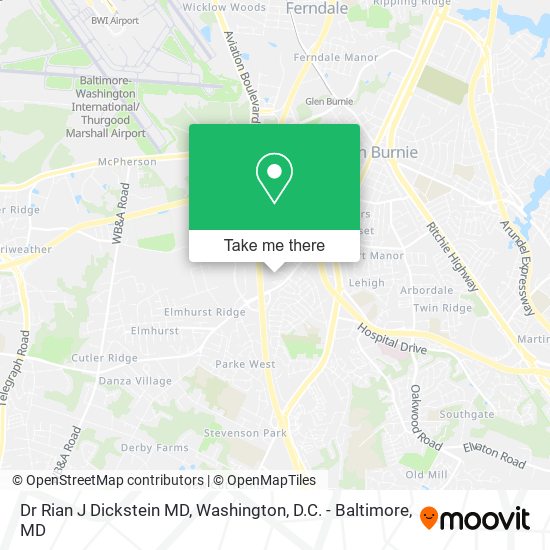 Dr Rian J Dickstein MD map