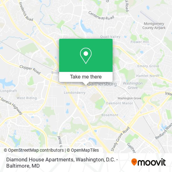 Diamond House Apartments map