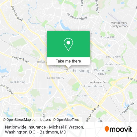 Nationwide Insurance - Michael P Watson map