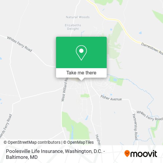 Mapa de Poolesville Life Insurance