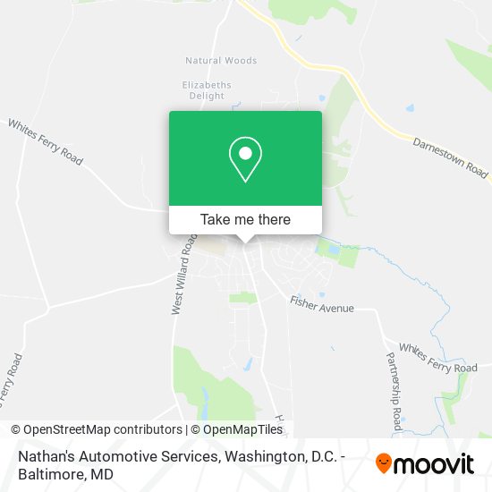 Nathan's Automotive Services map