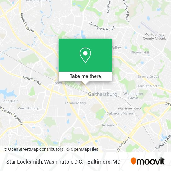 Mapa de Star Locksmith