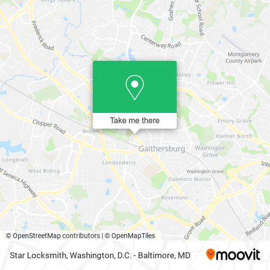 Star Locksmith map
