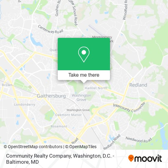 Community Realty Company map
