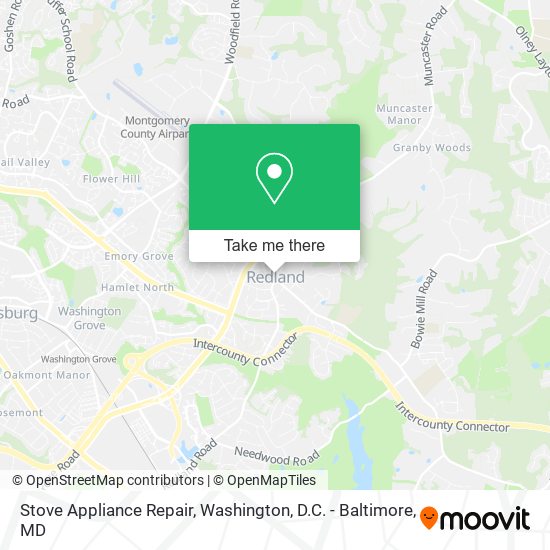 Mapa de Stove Appliance Repair
