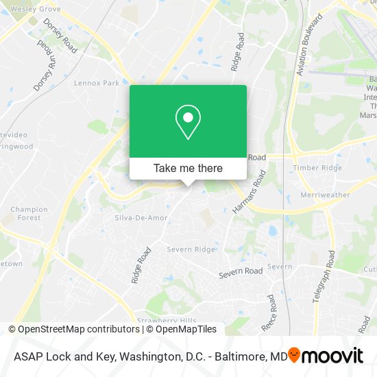 ASAP Lock and Key map