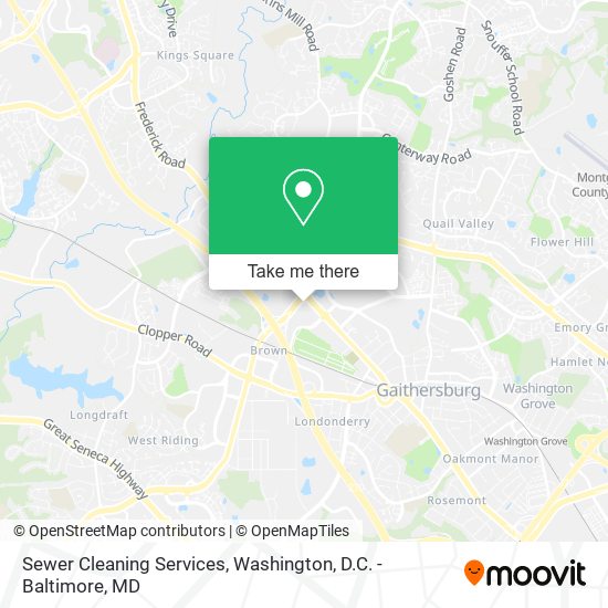 Sewer Cleaning Services map