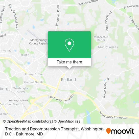 Traction and Decompression Therapist map
