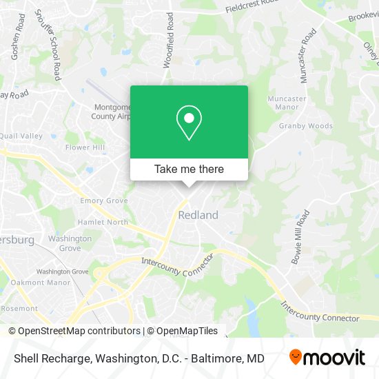 Mapa de Shell Recharge
