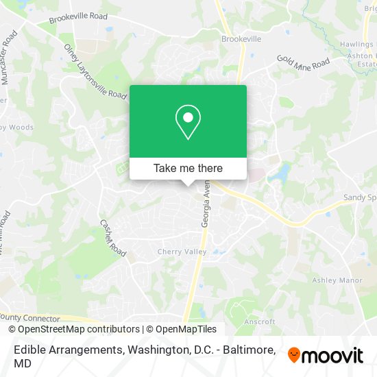 Edible Arrangements map