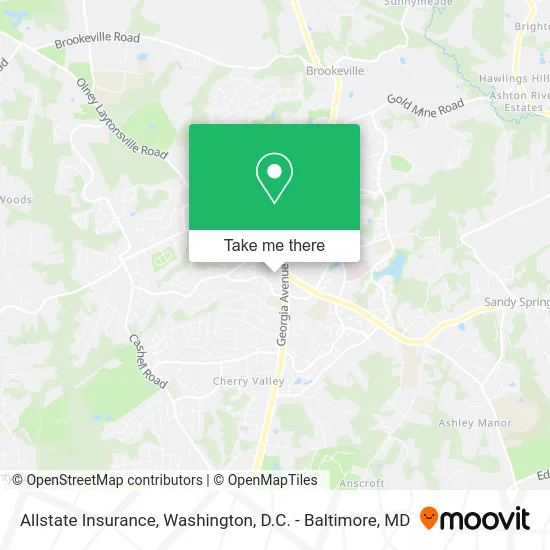 Allstate Insurance map