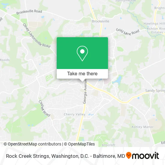 Rock Creek Strings map