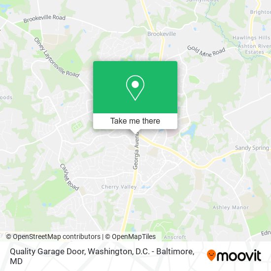 Mapa de Quality Garage Door