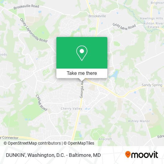 Mapa de DUNKIN'