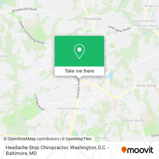 Headache Stop Chiropractor map
