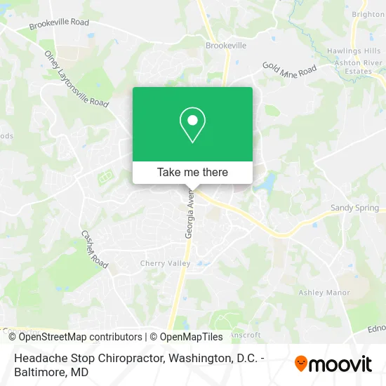 Headache Stop Chiropractor map