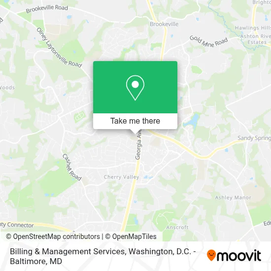 Billing & Management Services map