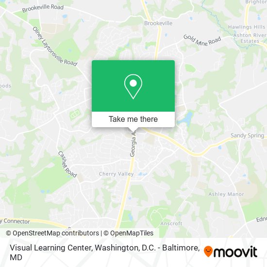 Visual Learning Center map