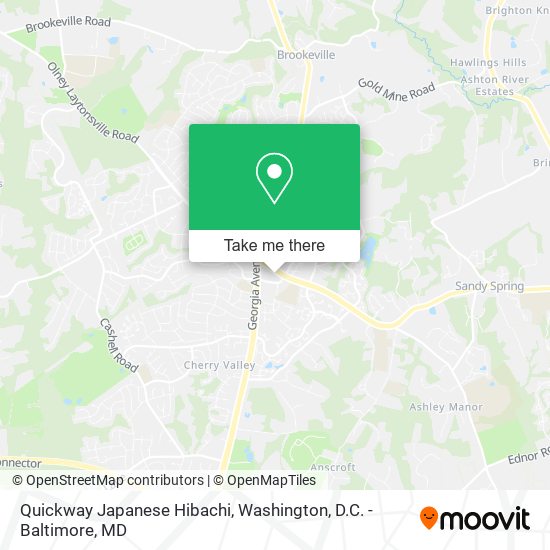 Mapa de Quickway Japanese Hibachi
